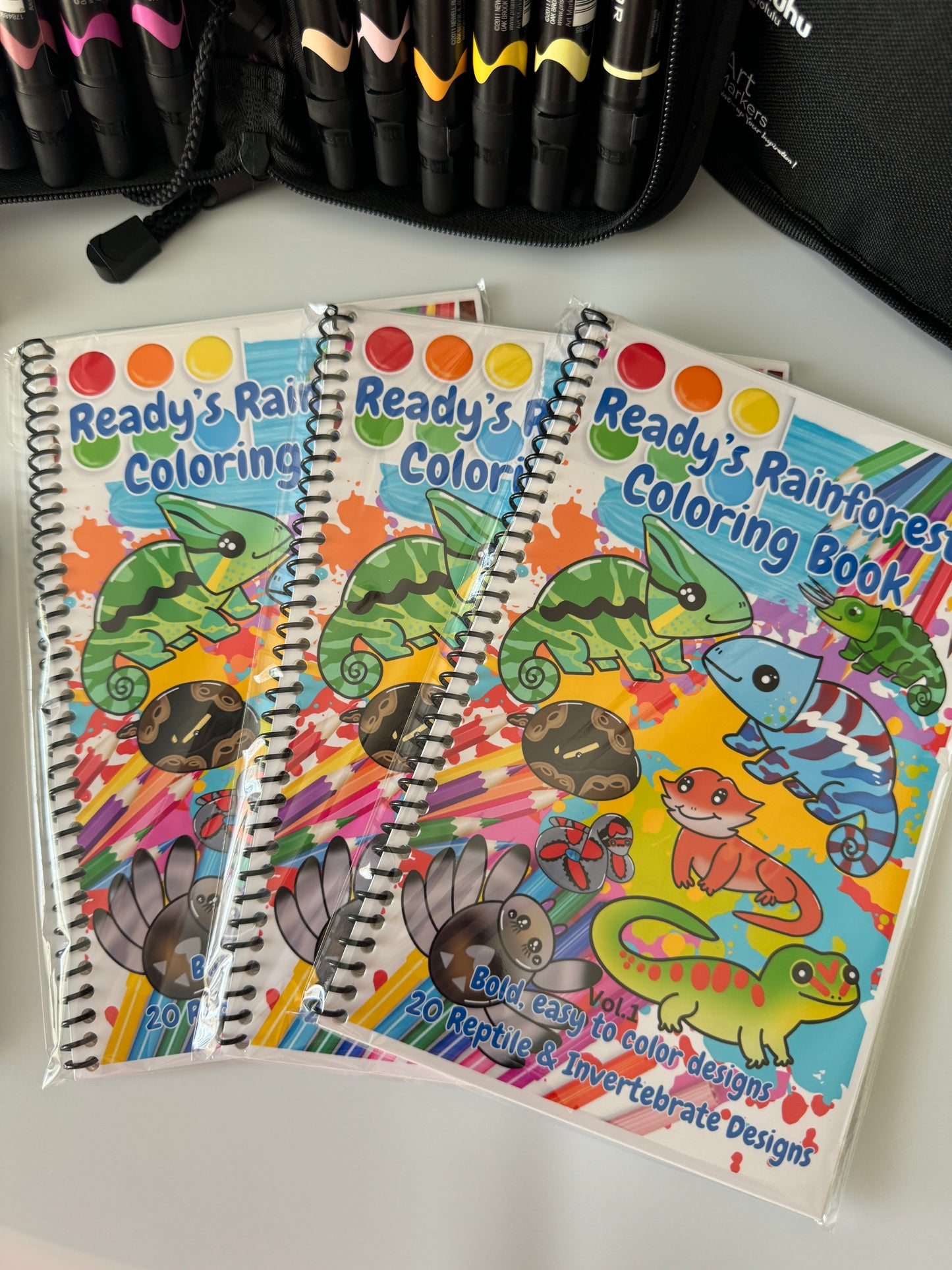 Coloring Book for Reptile lovers