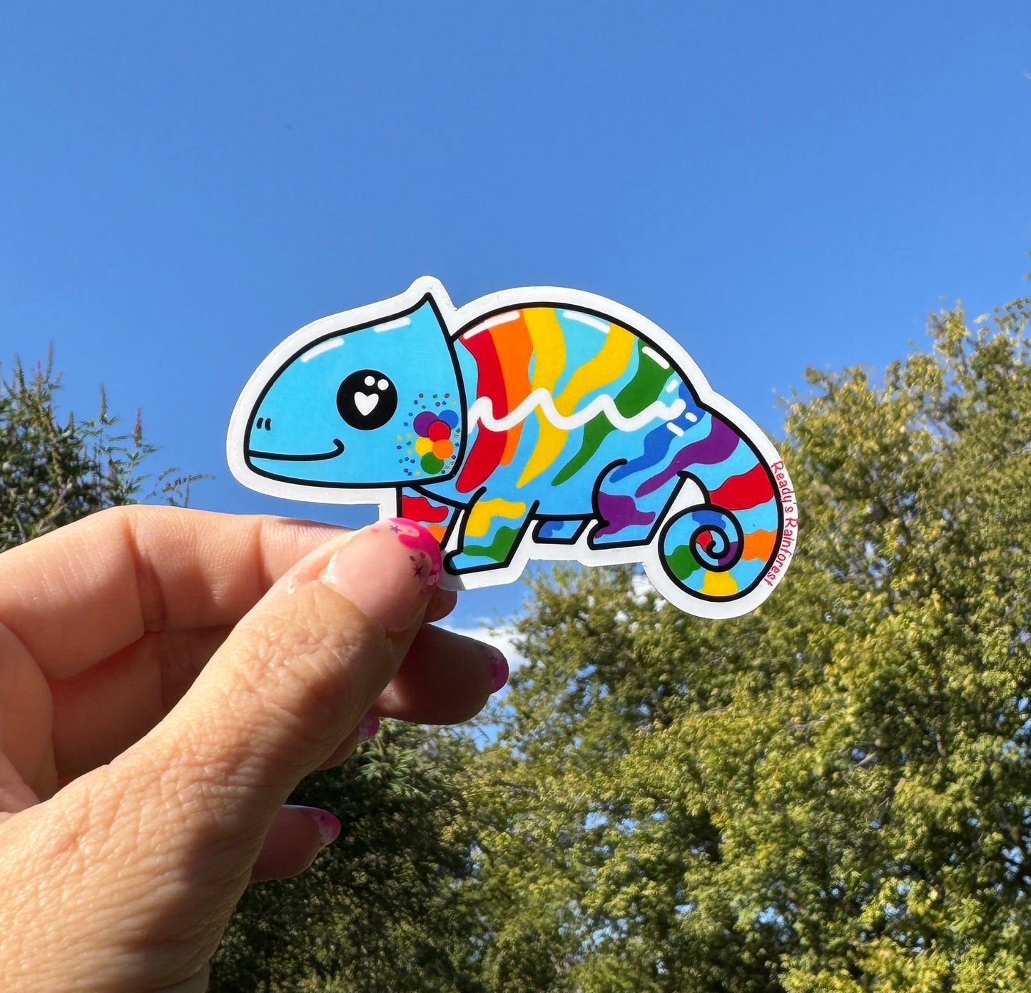 Pride Rainbow Chameleon