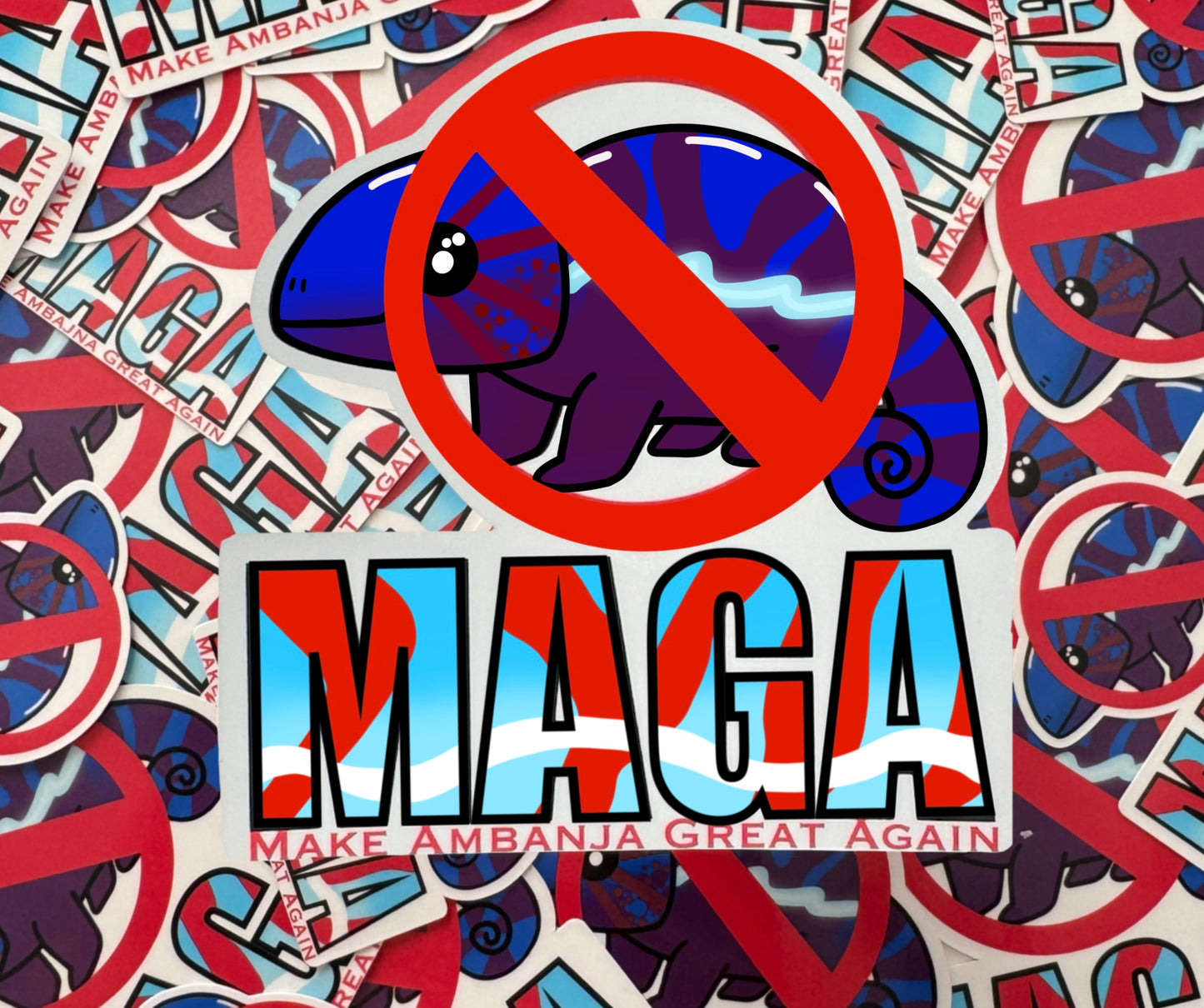 MAGA Blurple Sticker